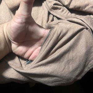 LOGO by Lori Goldstein Tan Sweater Cardigan